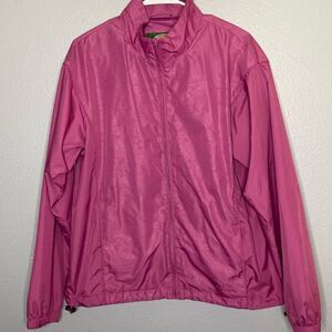 Cabelas Paisley Print Full Zip Purple Jacket Size M